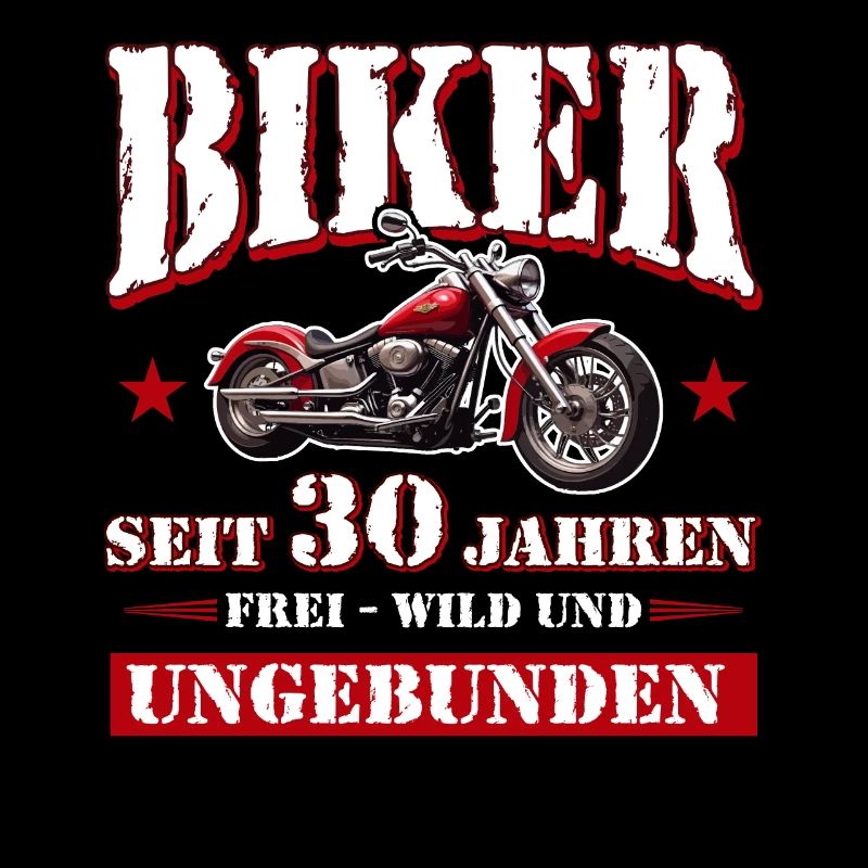 30 Geburtstag 1995 Motorradfahrer Motorrad