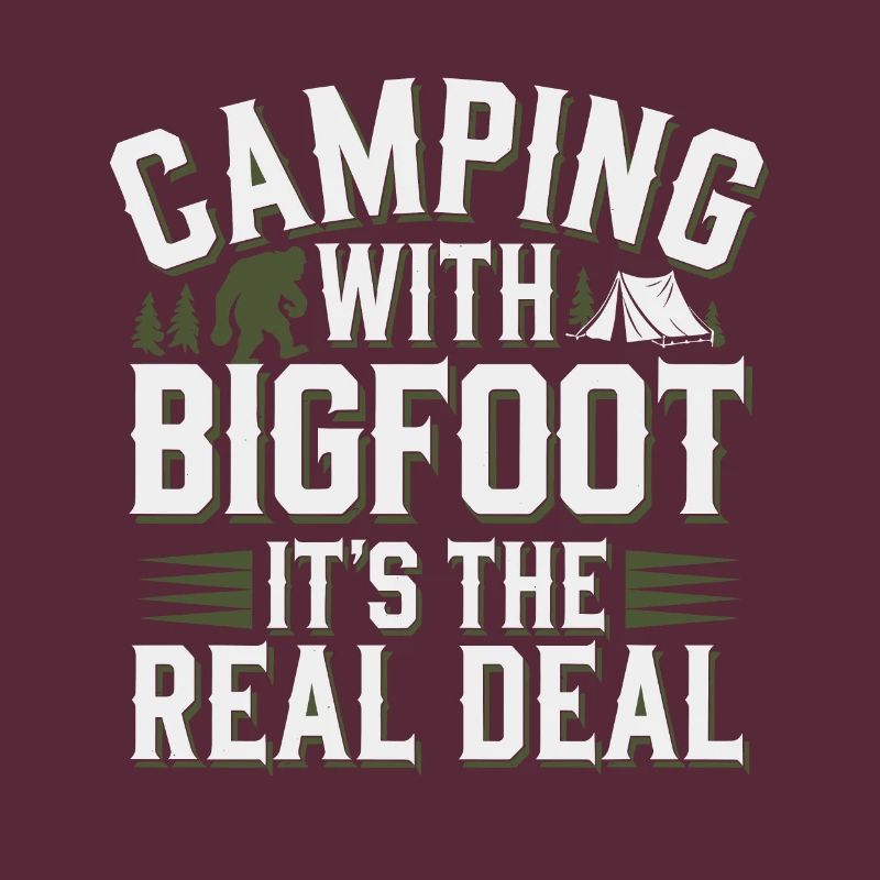 Bigfoot croyant Sasquatch Cryptide Créature de la forêt