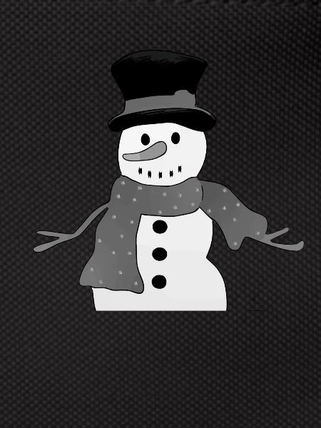 Gray Snowman