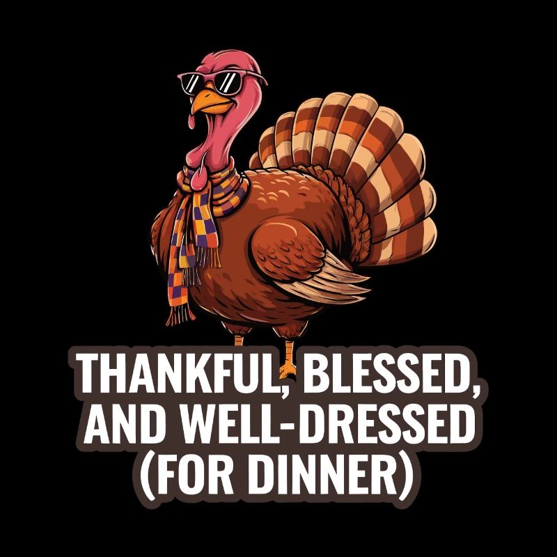 Dinde drôle de Thanksgiving