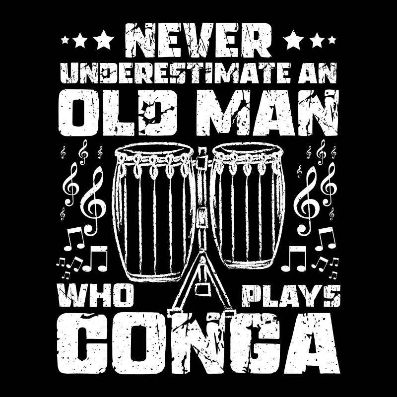 Never underestimate an old man who plays conga