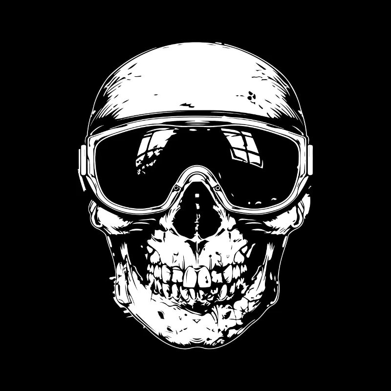Ski Ski Goggles Skull