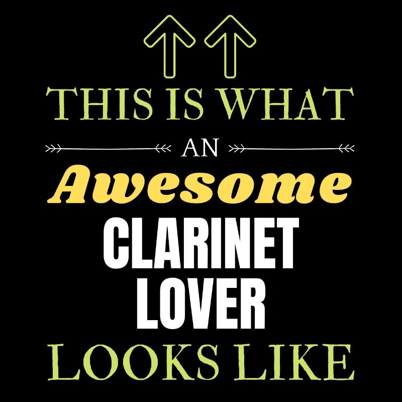This is what an awesome Clarinet lover looks like