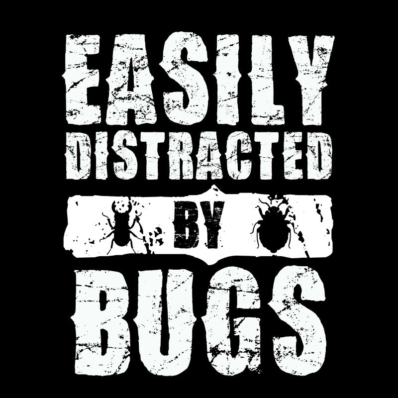 Facilement distrait par le motif d’insecte