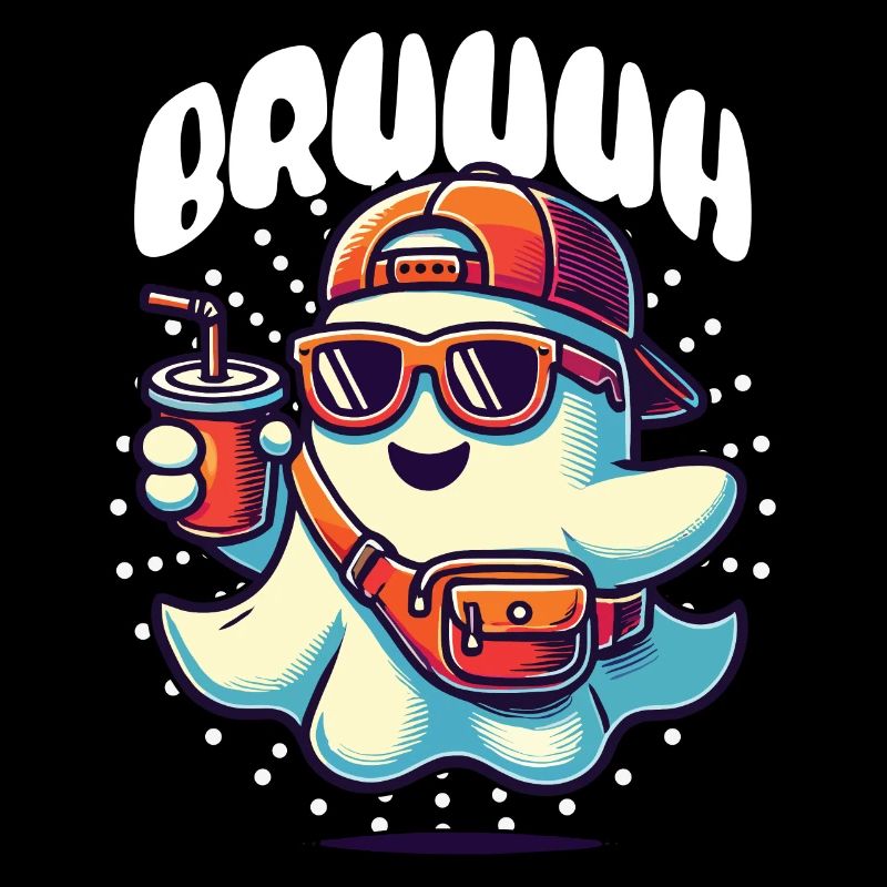 Ghost with Bruuuh for cool vibes