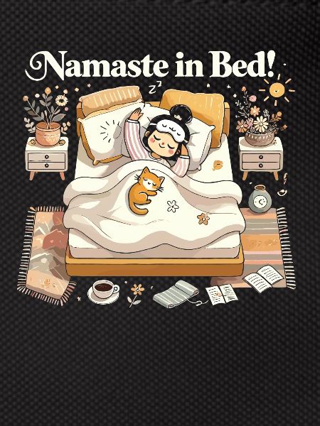 Namaste im Bett