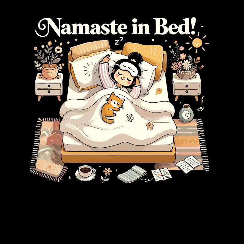 Namaste im Bett