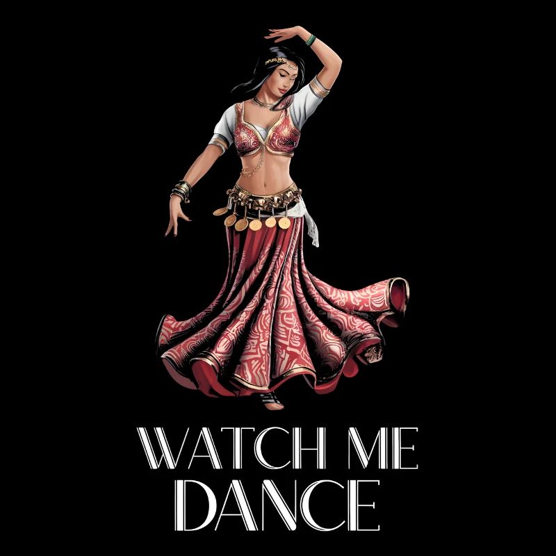 Danseuse orientale regarde-moi danser