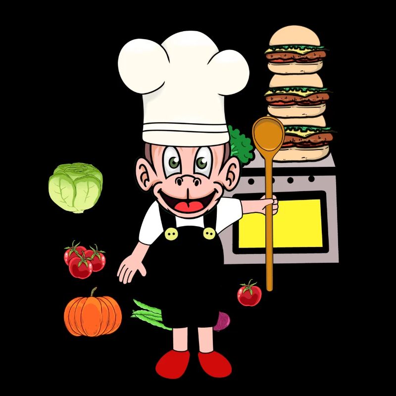 Monkey Kitchen Cook Cooks Cooks Culinary Arts