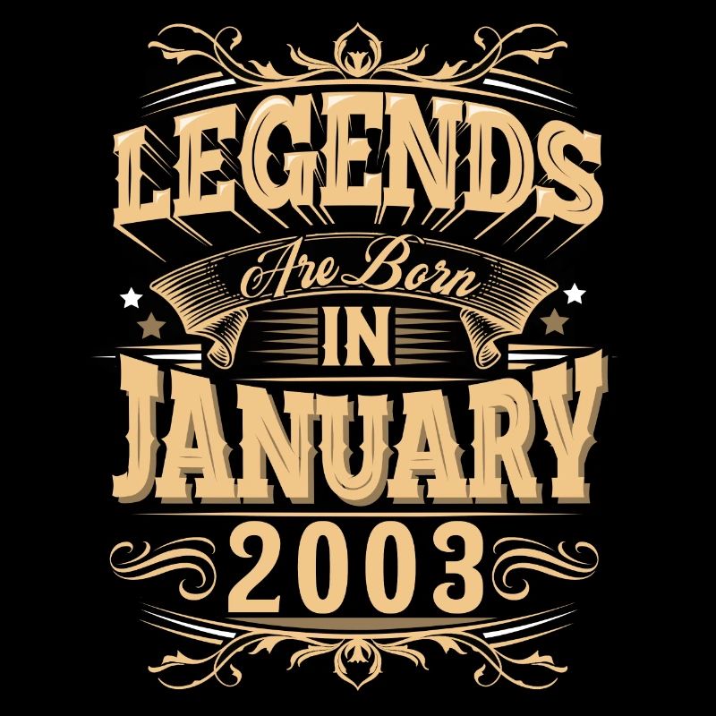 Légende de l’anniversaire de janvier 2003