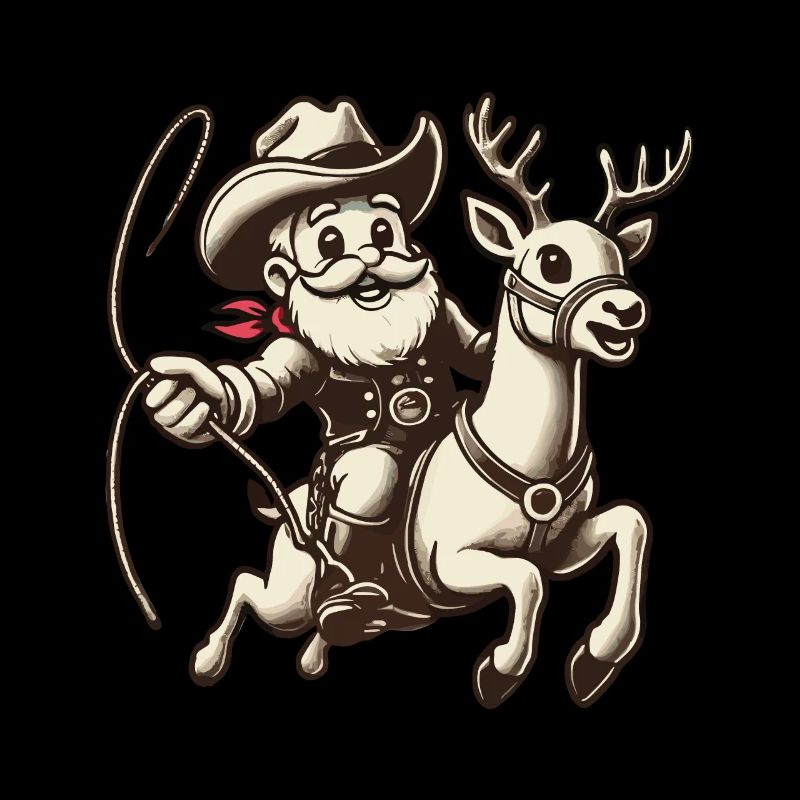 Cowboy Weihnachtsmann Abenteuer