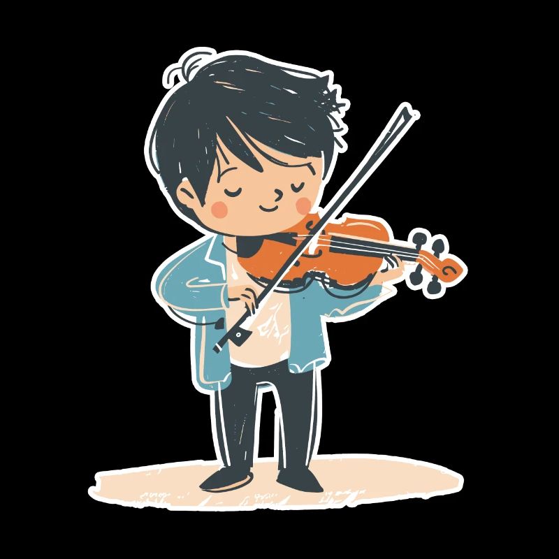 Petit garçon violon