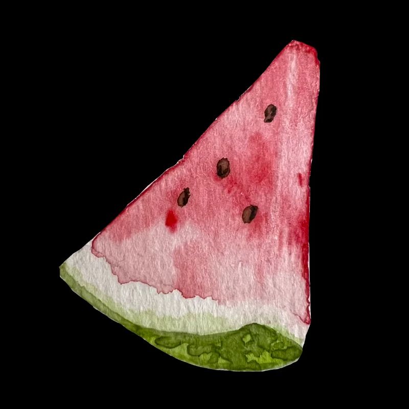 Wassermelonen-Scheibe