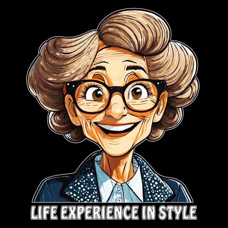 FEMME MÛRE EXPÉRIENCE DE VIE DANS LE STYLE
