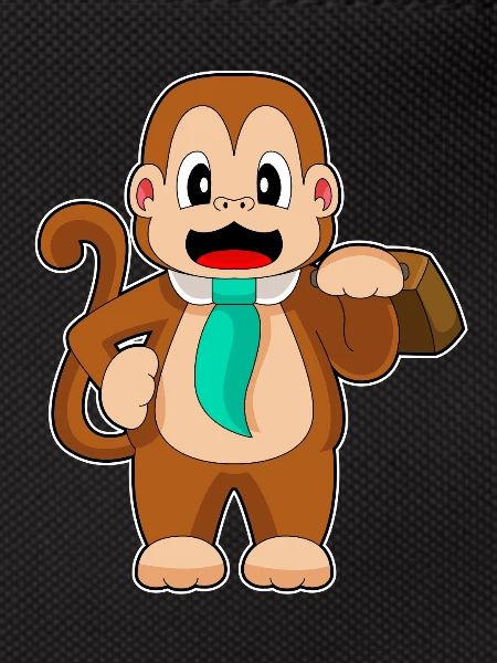 Monkey Entrepreneur Briefcase