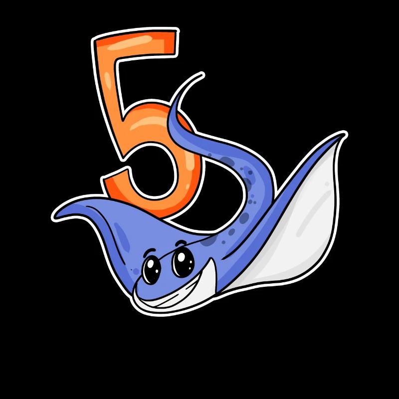5e anniversaire Motif Stingray - 5 ans