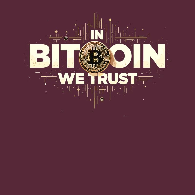 In Bitcoin We Trust Cryptocurrency Btc Bitcoin
