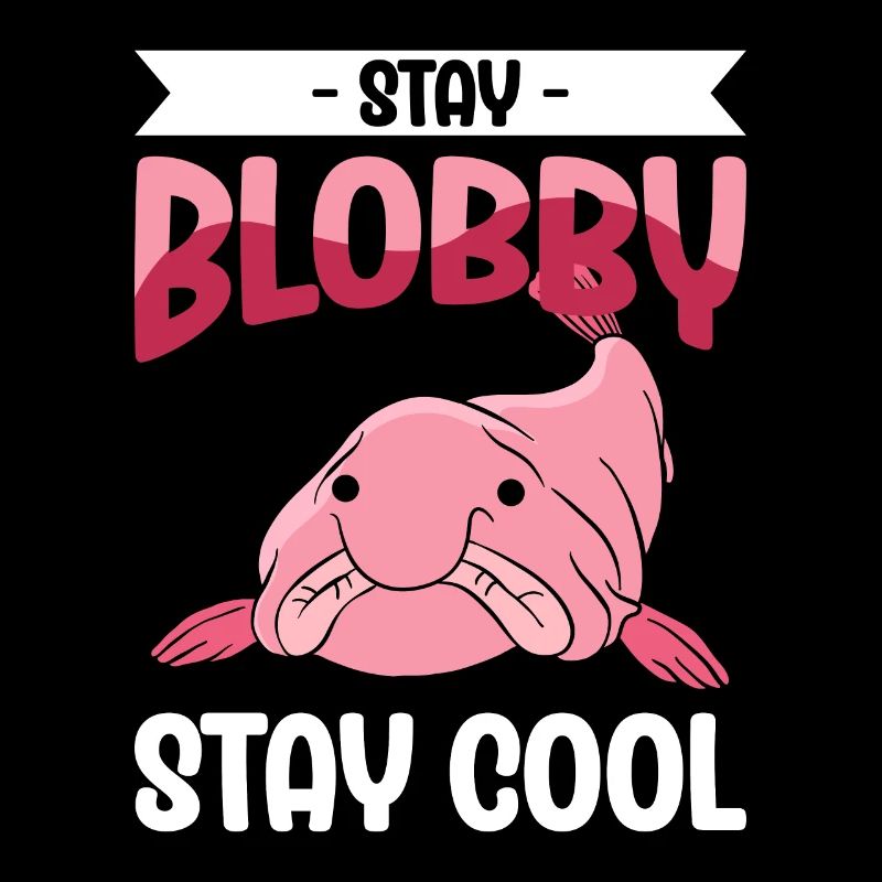 Drôle de poisson Blobfish mignon