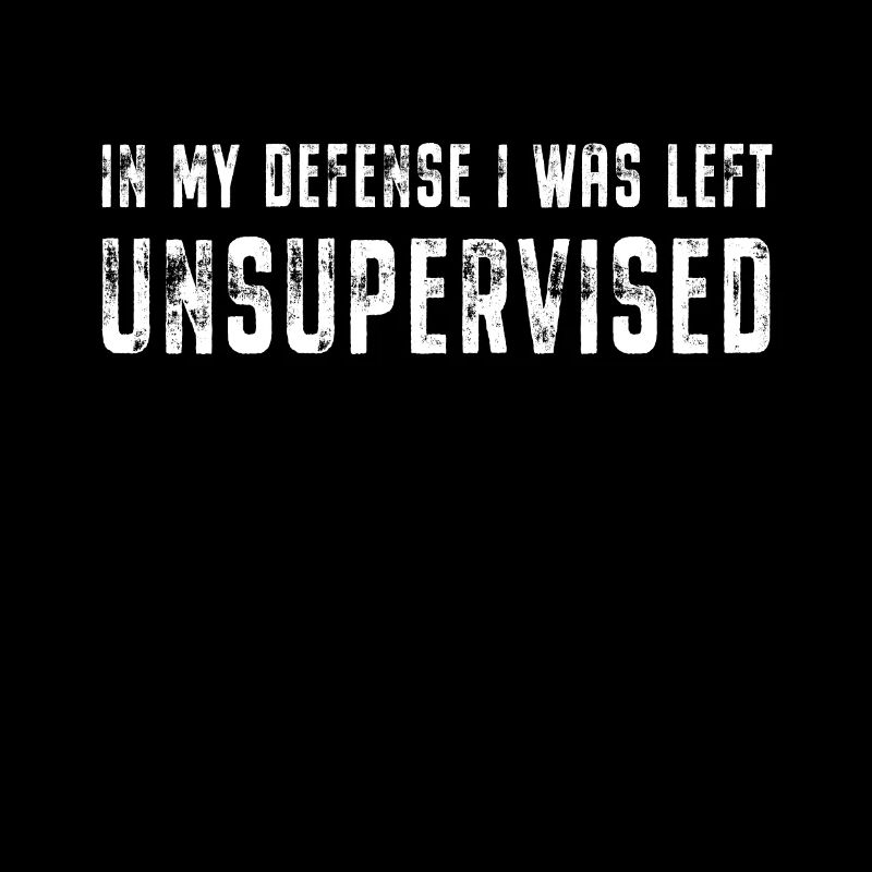 In My Defense I Was Left Unsupervised Spruch