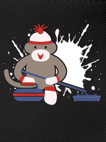Sock Monkey Curling