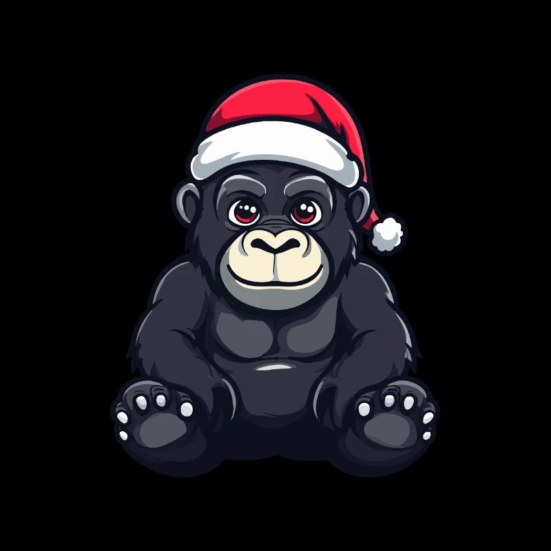 Gorilla Weihnachten