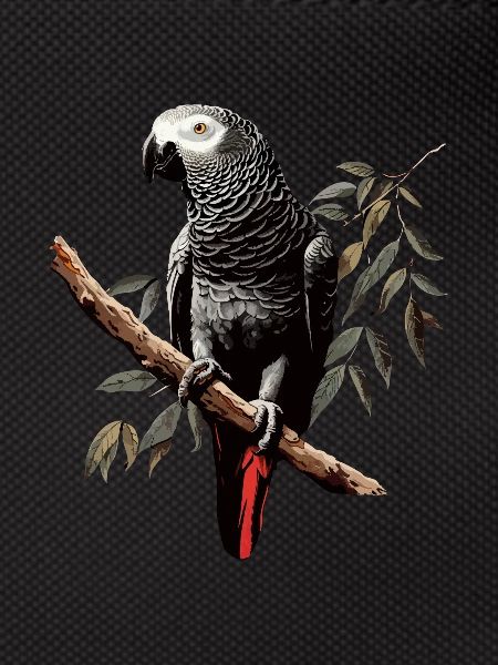 african grey parrot