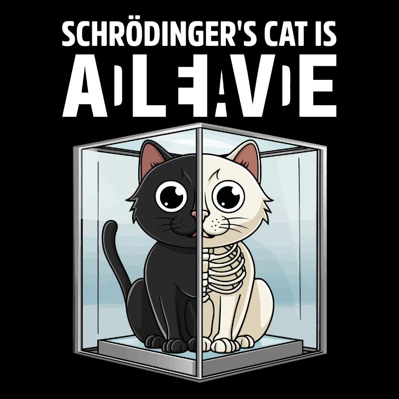 Le chat de Schrödinger mort et vif