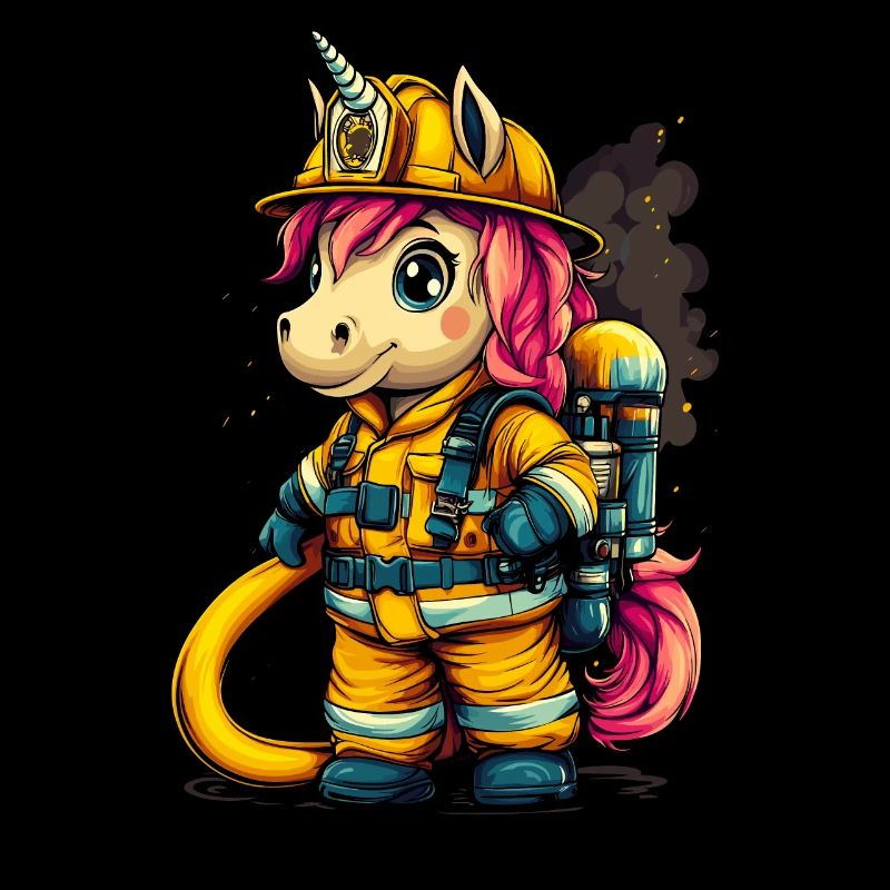 Licorne pompier