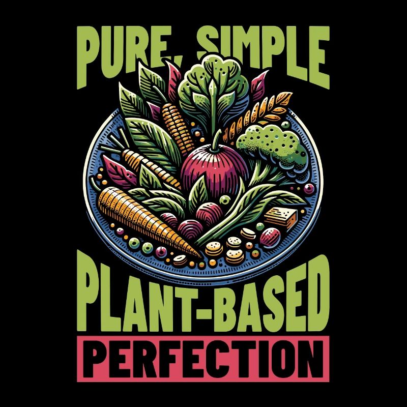Végétarien, Pur, Simple, À base de plantes, Mode de vie végétalien