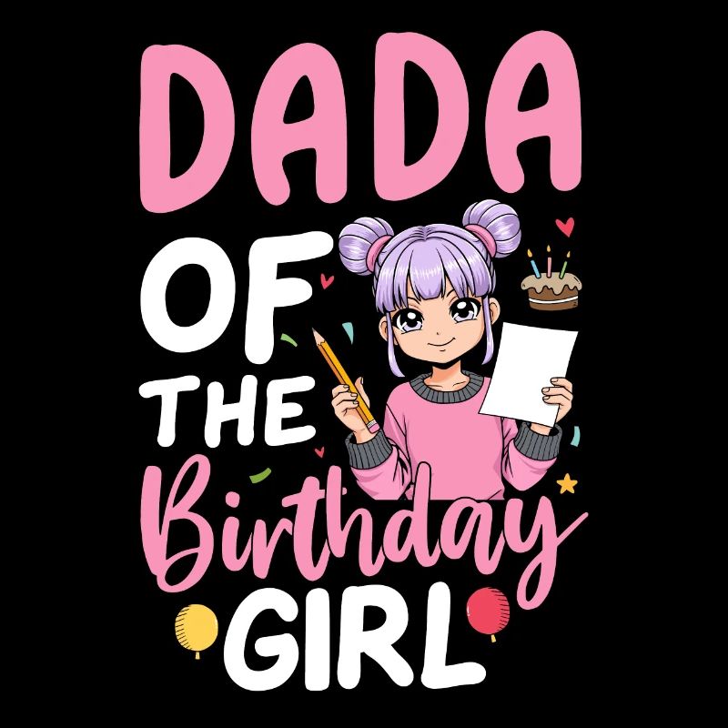Dada De La Fille D’anniversaire