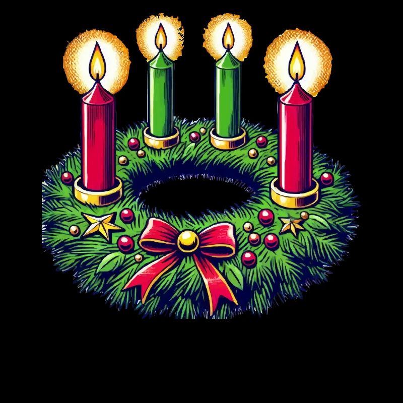 Couronne de l’Avent de Noël