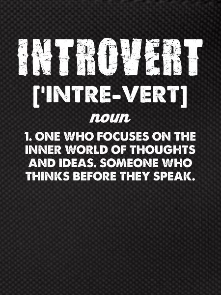 Introverti Définition Humour Déclaration