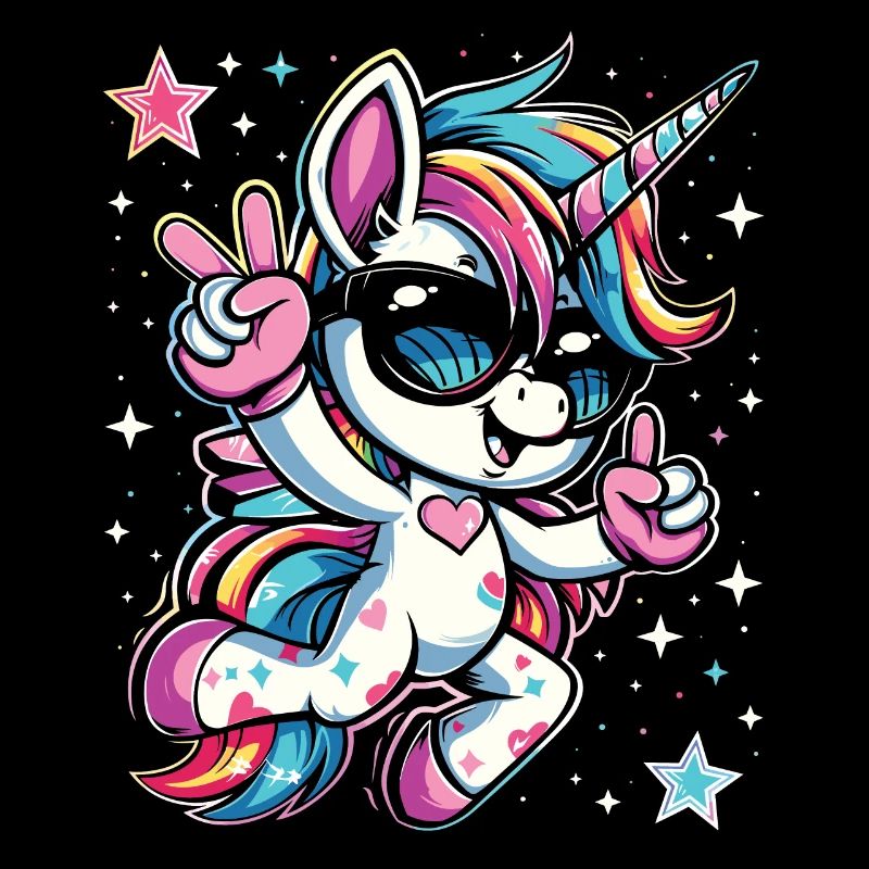 Süßes Einhorn, Bunte Einhörner