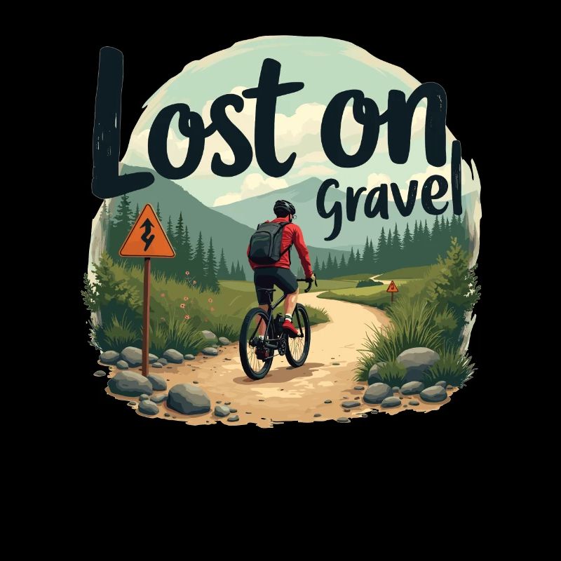 Perdu sur le gravier Vélo de gravier Vélos de gravier