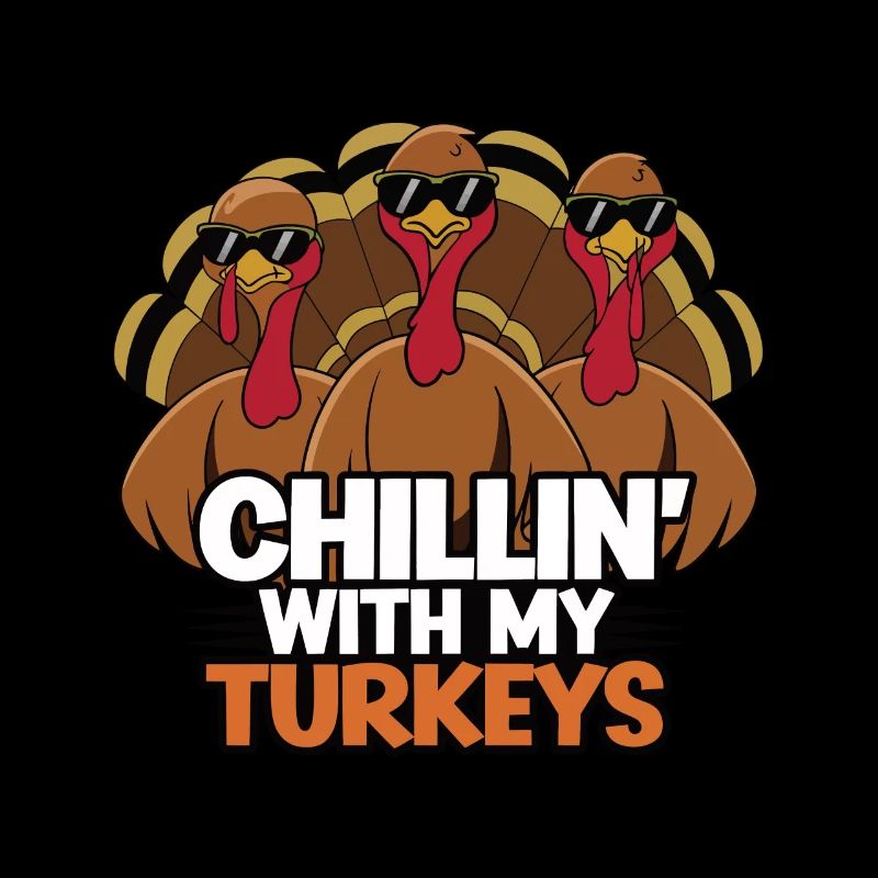 Dinde drôle de Thanksgiving