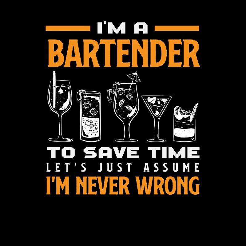 Funny Bartender Saying Bartender Gift