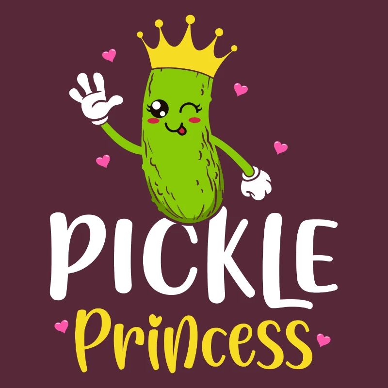 Concombre Princesse Drôle Concombre Fille Concombre