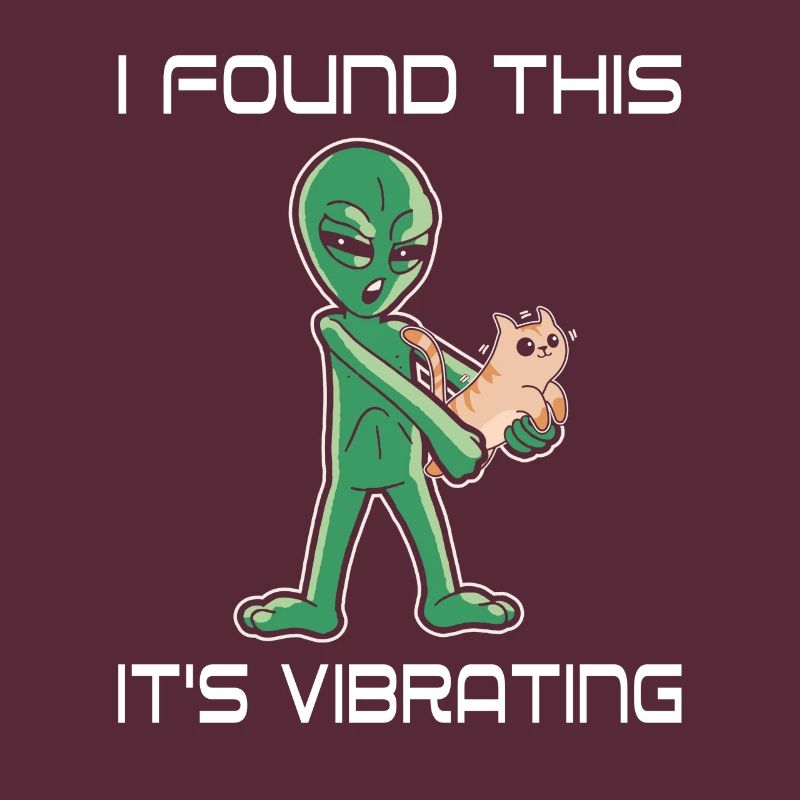 I found that it vibrates funny alien