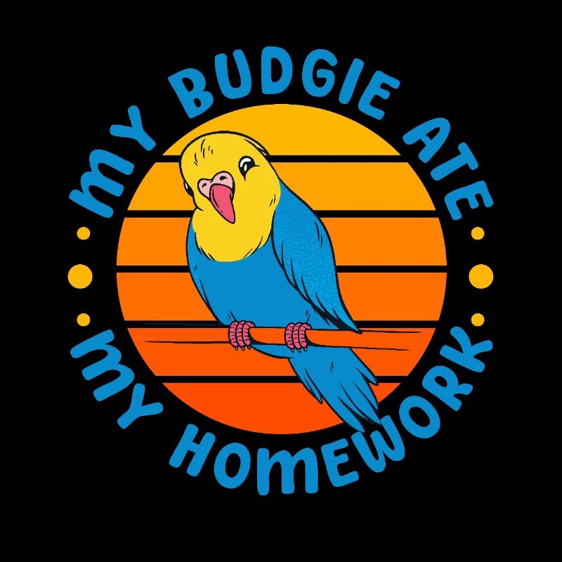 Ma perruche a mangé mes devoirs oiseau tropical perroquet animal de compagnie