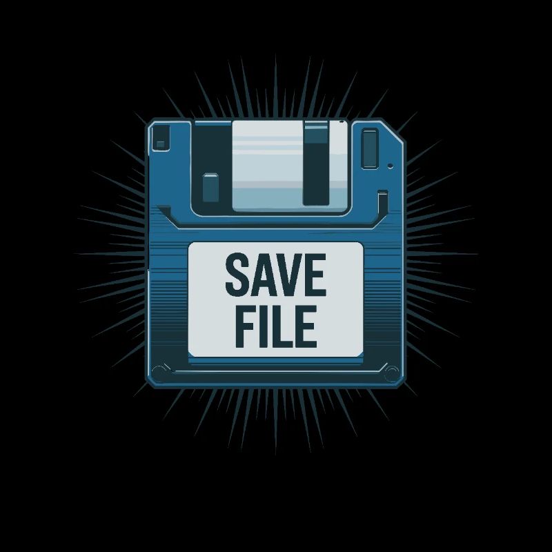 Save Disk Diskette 90s PC für einen Computer