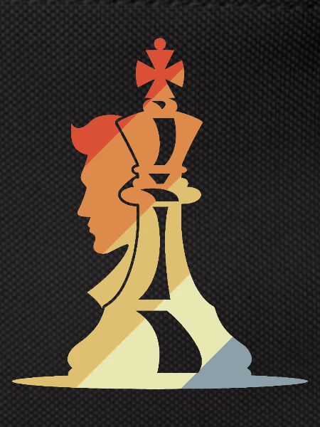 Chess Player Sketch Retro