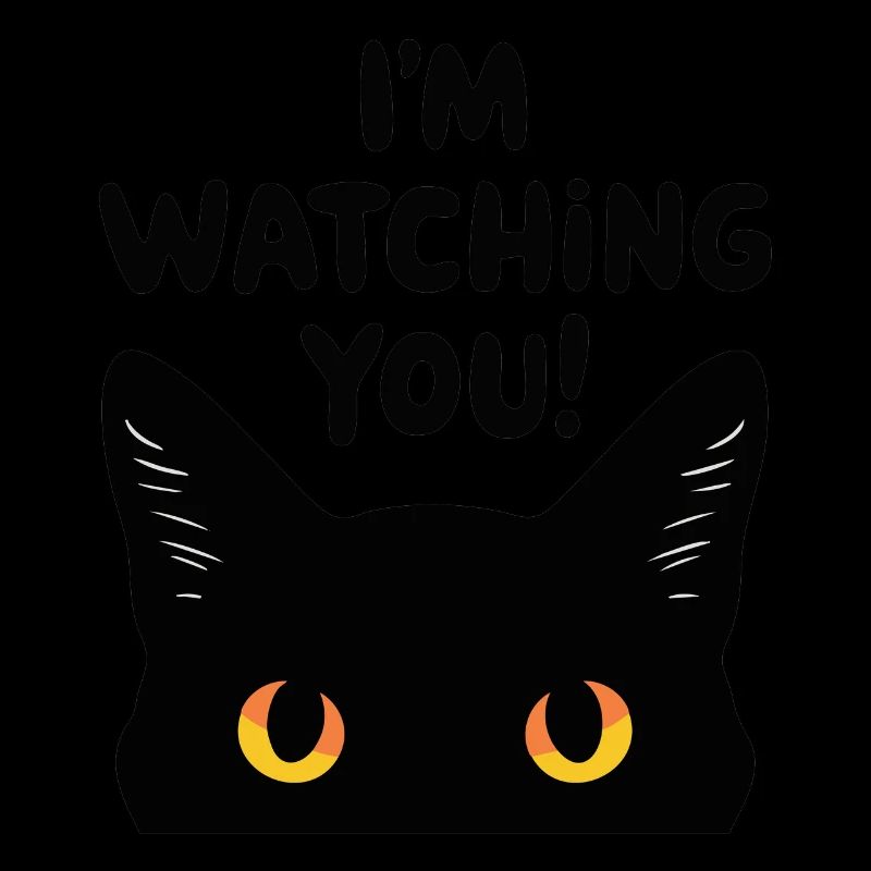 Je te regarde Humour de chat drôle