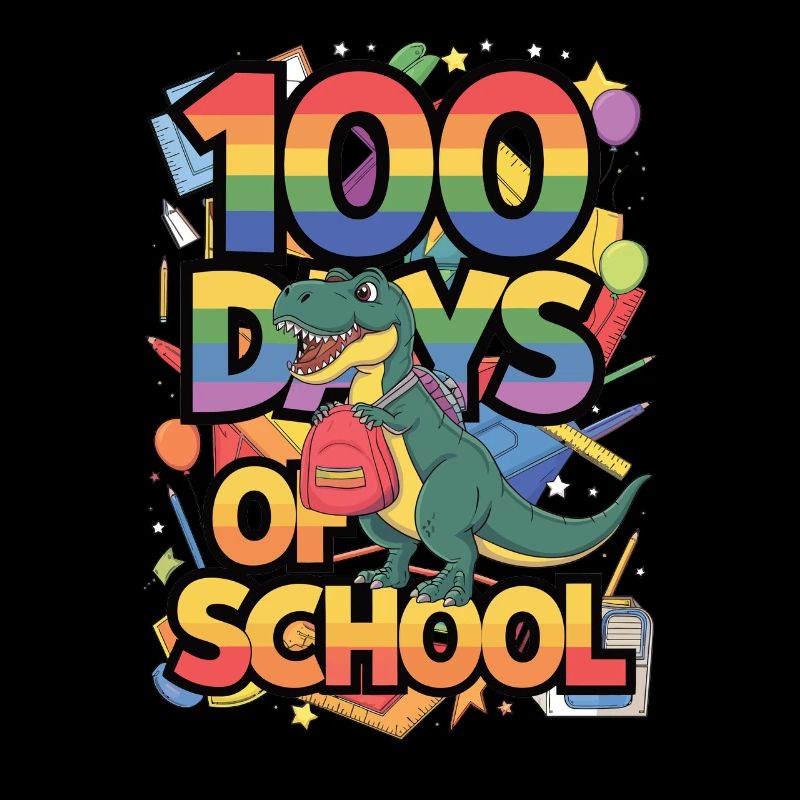 100e jour d’école 100 jour d’école des enfants
