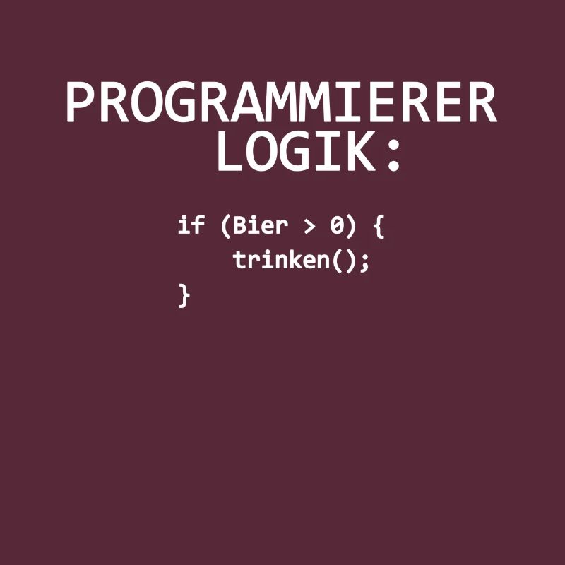 Programmeur Logique Informatique Programmeur Boire de la Bière