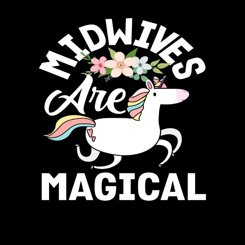 Hebammen Sind Magisch Einhorn Blüten