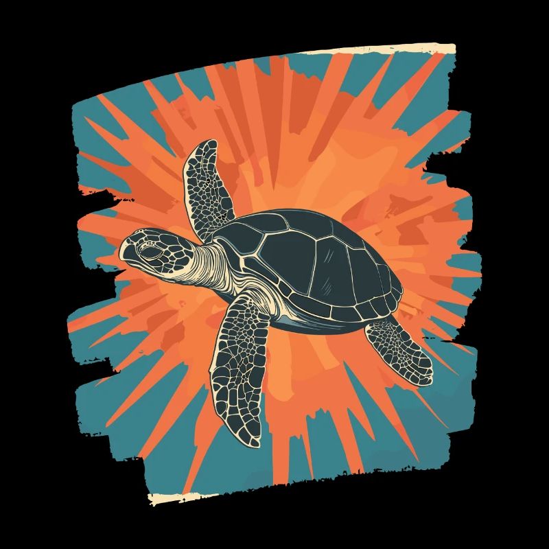 Sea Turtle Retro