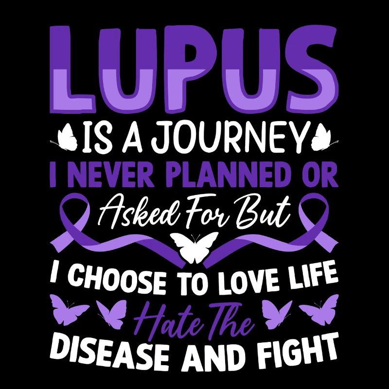 Sensibilisation au lupus SLE Ruban Violet Auto-immune