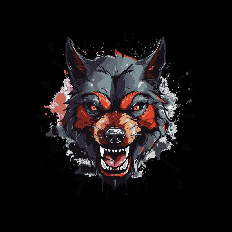 Wolf Head Portrait Motivation Animal