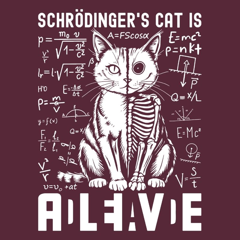 Le chat de Schrödinger mort et vif