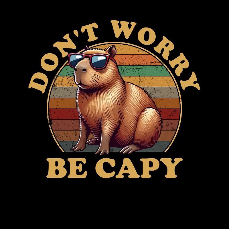 don't worry be capy, capybara